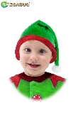 CAPPELLO ELFO DI BABBO NATALE NEONATO